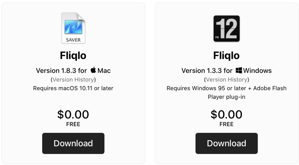 お洒落なスクリーンセーバー Fliqlo Iphone Mac モノ通信 Number84