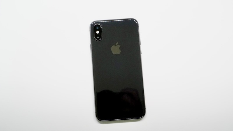 iPhone Xの背面