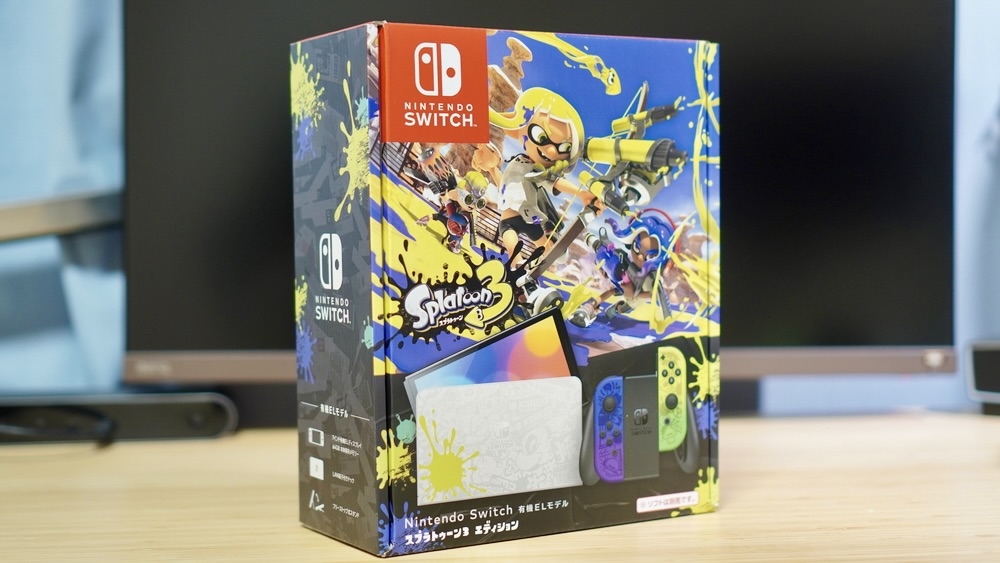 スプラトゥーン3エディション開封レビュー】Nintendo Switch（有機EL 
