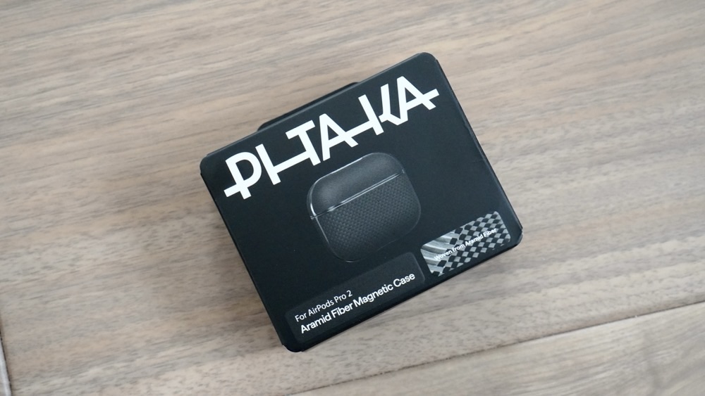 PITAKAアラミド繊維ケース AirPods Pro 2のパッケージ