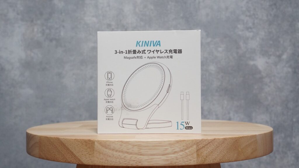 KINIVAワイヤレス充電器の外箱