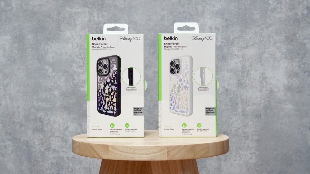 【ディズニー創立100周年限定モデル】Belkin iPhone 15 Pro用ケースのパッケージ