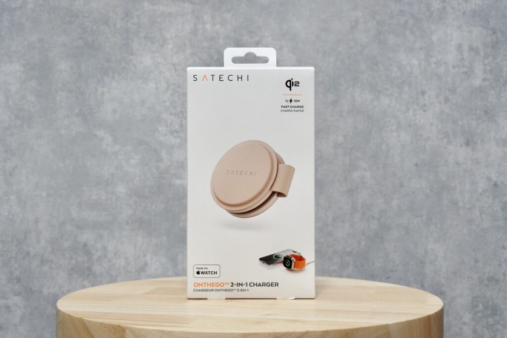 Satechi OntheGO 2-in-1ワイヤレス充電器のパッケージ