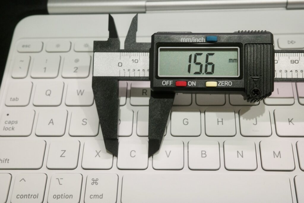 Magic Keyboardのキーサイズ