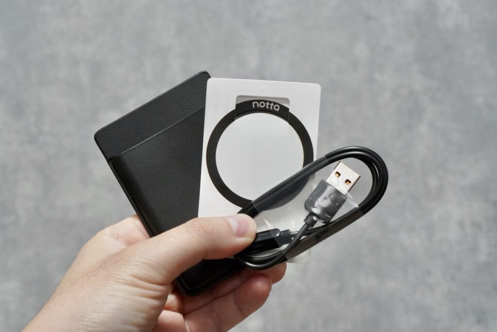 Notta Memoの付属品