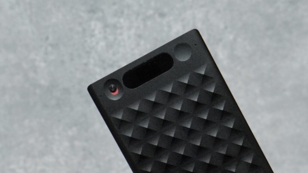 スイッチを赤にすると通話録音モード