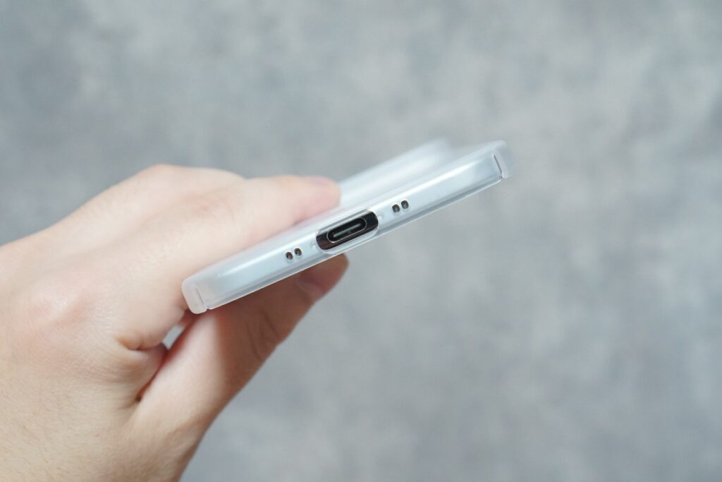 THE FROST AIR ULTRA（アイスホワイト）の端子周り