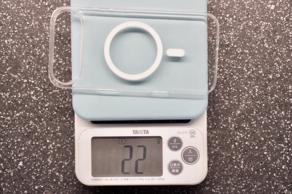 THE INVISIBLE AIRの重さ