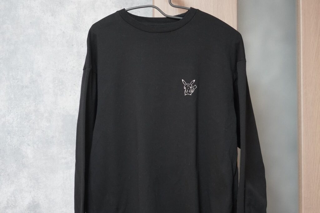 airmorn oneでシワを伸ばしたカットソー