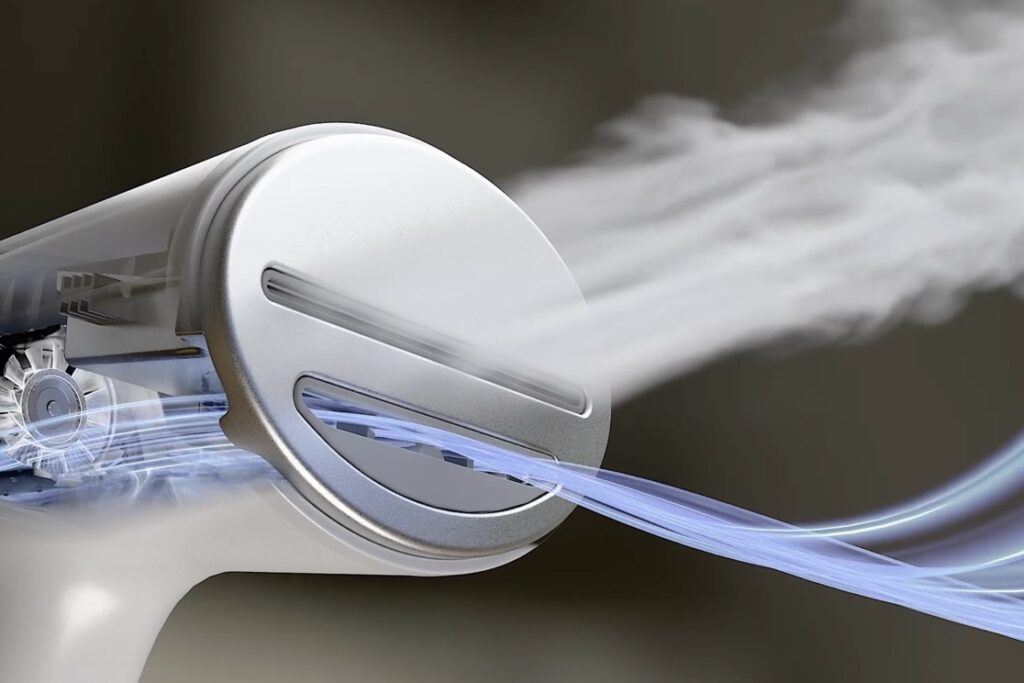 スチームと吸引を搭載したairmorn one