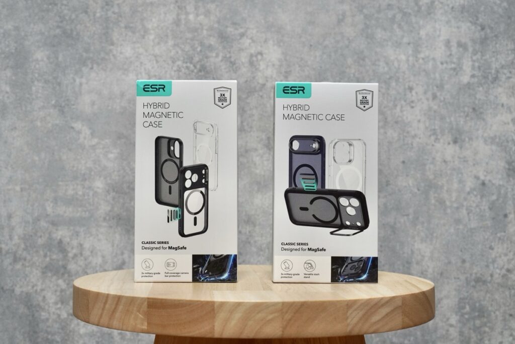 ESR HYBRID MAGNETIC CASEのパッケージ