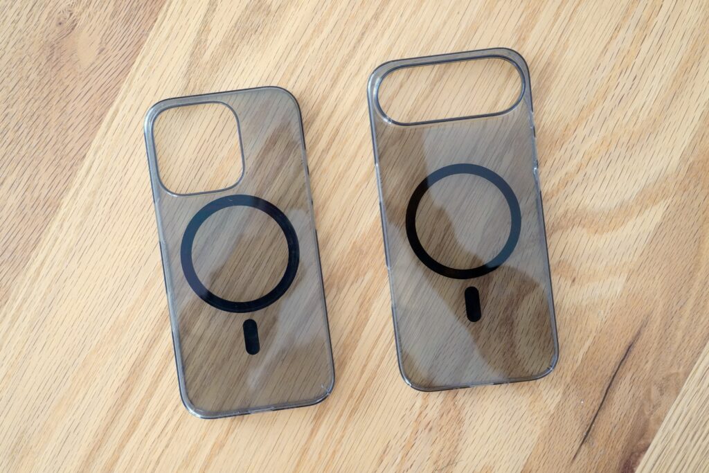 THE INVISIBLE AIR（クリスタルクリア）の1年後と新品を比較