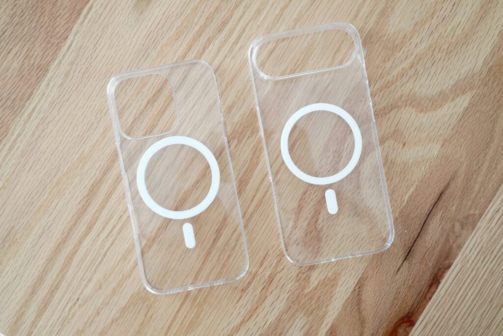 THE INVISIBLE AIR（クリスタルクリア）の1年後と新品を比較