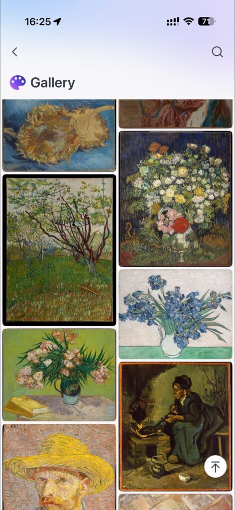 SwitchBot AIアートキャンバスで使える画像ギャラリー