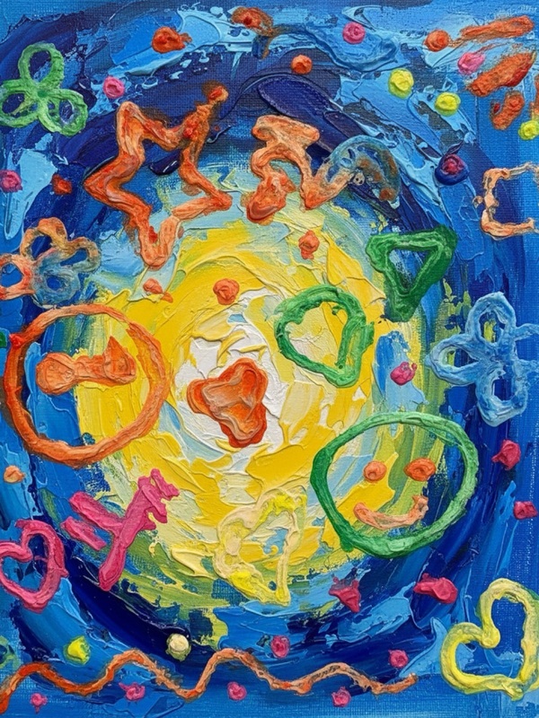 油絵スタイルの画像